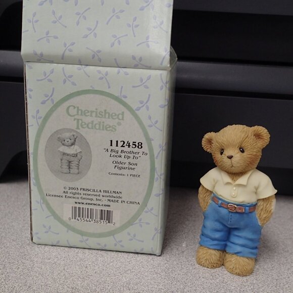 Cherished Teddies A Big Brother To Look Up To- Older Son Figure - Picture 1 of 7